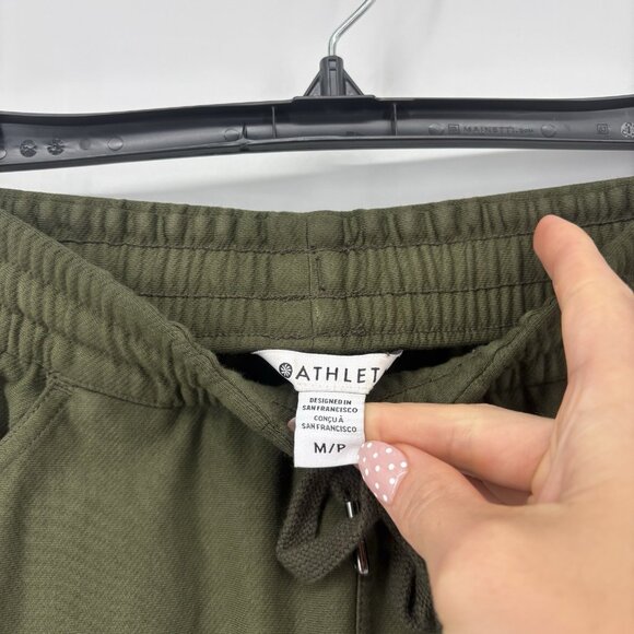 ATHLETA Farallon Pant Green Womens Size Medium #533741 Wide Leg Casual - Picture 5 of 13
